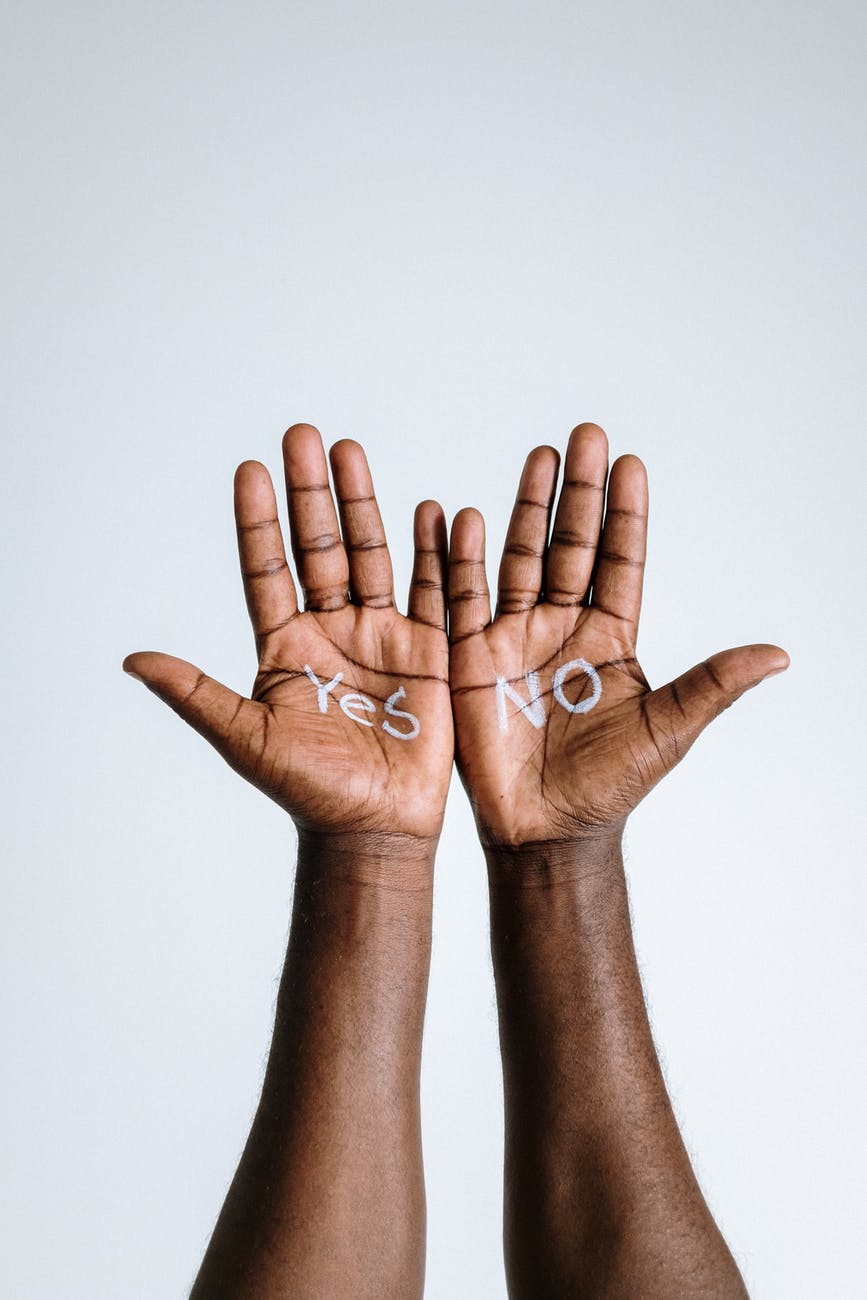 photo of person s hands